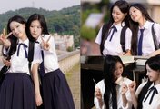 Taeyeon’s new project draws attention as RESCENE’s Woni and Minami shine with youthful school uniform visuals