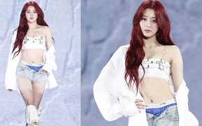 LE SSERAFIM's Huh Yunjin Makes Waves with Exposed Underwear Eliciting Mixed Opinions