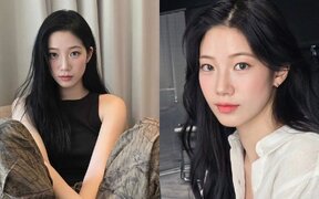 LE SSERAFIM's Kazuha Stuns with Chic Black-and-White Looks and Toned Abs