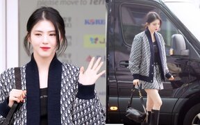 Han So Hee Stuns with Her 'Human Dior' Look at the Airport, Proving She's the Ultimate Fashion Icon