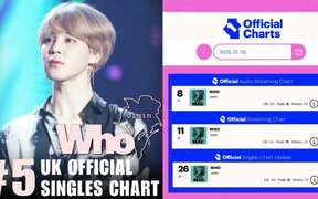 BTS' Jimin Makes History as 'Who' Reaches Top 5 on UK Official Chart—A 'Reverse Chart Legend' Moment!