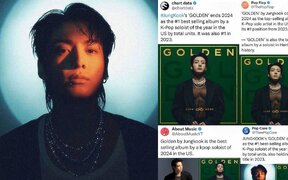 BTS Jungkook's GOLDEN Smashes Records Again Tops U.S. Charts, Here's How He Did It