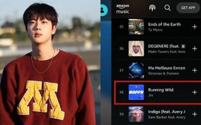 BTS’s Jin Makes History with ‘Running Wild’ as the Only K-pop Male Artist Song on Amazon Music's '2025 Playlist' – Here’s Why