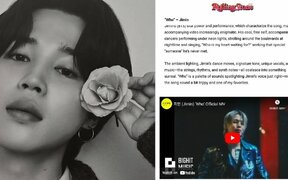 BTS’s Jimin’s "Who" Stuns Fans as It Gets Named One of Rolling Stone India’s “10 Best K-Pop Songs of 2024” and Breaks Records Everywhere