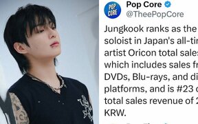 BTS Jungkook Dominates Japan’s Oricon Chart, Tops K-Pop Male Solo Artist Sales Ranking Without a Single Japanese Song