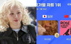 BLACKPINK's Rosé Takes Over Hanteo’s National Charts in Every Country - Find Out How She Swept the Rankings in the First Week of January