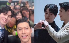 Hyun Bin and Lee Dong Wook Take a Casual Selfie, But Their Handsome Faces Have Fans Saying "Give Me Your Face!"