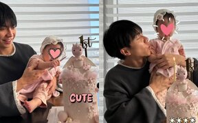 Lee Seung Gi Melts Hearts With His Dad Smile While Holding Daughter—First Ever Photos Revealed