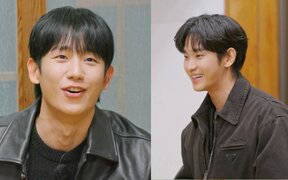 Kim Soo Hyun Hilariously Calls Out Jung Hae In on TV—His Reaction Has Everyone Bursting Into Laughter