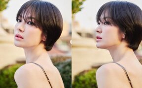 Song Hye Kyo’s Breathtaking Side Profile Has Fans Losing Their Minds as She Looks Like a Goddess in Gold