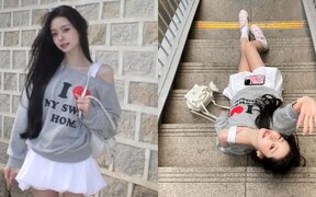 "Did I just see a goddess?" FreeZia’s Unreal Beauty and Body in Jongno Leaves Fans Speechless