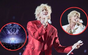 Park Hyung Sik stuns fans with blonde hair and a fiery red suit at his Japan fan meeting—Sells out 18,000 seats