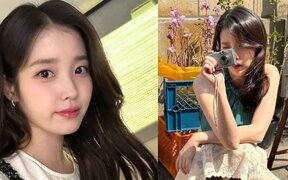 IU drops new photos that are so pretty, fans say even Lee Jong Suk might fall in love with her all over again
