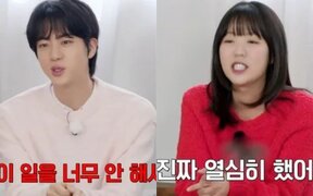 BTS’s Jin Makes Everyone Laugh after Teasing Ji Ye Eun about Her High-End Sweater in New Video, Here's What He Said