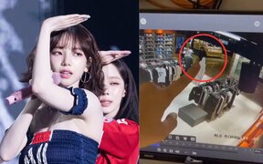 aespa's Karina is so popular someone actually stole her cutout from a store in broad daylight