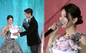 Park Bo Gum honors Suzy’s 10th Baeksang anniversary with flowers and fans are loving it