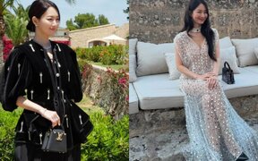 Shin Min Ah stuns fans by pulling off ‘Aladdin pants’ in chic all-black look