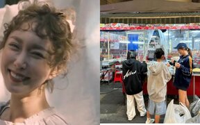 Former S.E.S Shoo brings her twin daughters to a night market and reveals emotional story: “I once sold clothes just to get by”