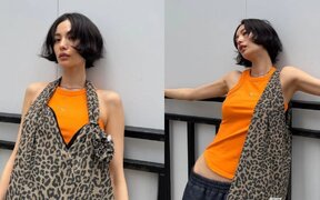 Nana turns heads with bold no-bra look in street fashion pics