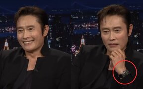 Lee Byung Hun steals the show with million-dollar watch during Squid Game promo on Jimmy Fallon