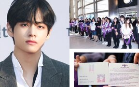 BTS’s V calls out fans for dangerous airport behavior and asks for the return of the Purple Line
