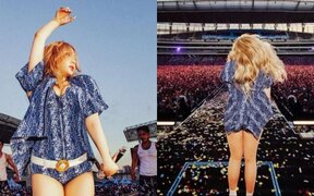 CL turns up the heat in bold blue outfit at PSY’s ‘Humbak Show’