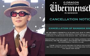 G-Dragon cancels Bangkok concert from upcoming world tour — Read His Full Statement