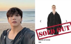 BTS's Jungkook turns a simple hoodie into gold as fans sell it out after seeing him wear it on live