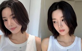 “Waterbomb goddess” Kwon Eun Bi shows off sweet charm and a peek at her shoulder tattoo