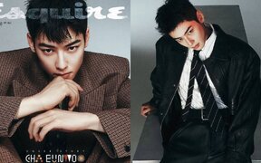 Cha Eun Woo reveals last magazine shoot before enlistment with bold short hair look and heartfelt words for fans