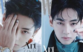 BTS's Kim Taehyung is back with a bang and every photo from this shoot looks like a movie poster