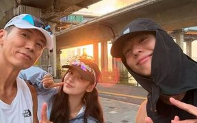 NewJeans’ Danielle spotted on early morning run with Park Bo Gum and Sean just a week after court appearance
