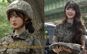 IVE’s Jang Wonyoung makes fans laugh as she begs for a taxi during military boot camp