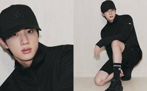 BTS's Jin shows off chic, elegant, and cozy sides all at once in Alo’s latest fall collection shoot