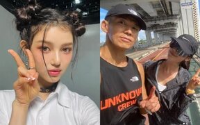 NewJeans' Danielle spotted jogging at Han River with Sean during hiatus