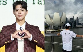 Park Bo Gum joins Sean for 815 Run on Liberation Day, shares proof photo for a meaningful cause