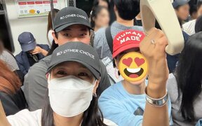 Son Ye Jin proves her natural charm with a bright smile as she takes the subway like everyone else after work