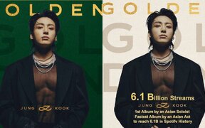 BTS's Jungkook ‘GOLDEN’ becomes first Asian solo album to surpass 6.1 billion streams on Spotify