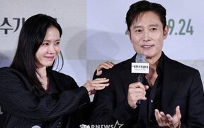 Son Ye Jin makes Lee Byung Hun blush with golf joke while talking about acting together for first time