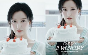 Kim Ji Won prepares a sweet birthday café for fans with cake, special gifts, and events at ‘HAPPY Ji-WONEDAY’