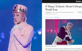 Forbes calls G-Dragon the "King of K-pop" as he returns after 8 years with world tour proving his global power