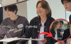 BIGBANG’s Daesung visits YG Entertainment’s new cafeteria with TREASURE, hesitates at the entrance asking “can I go in?”