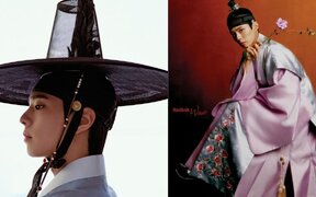 Park Bo Gum stuns in hanbok with a gat as his photos light up billboards in New York, Milan, Tokyo, and Paris for Chuseok