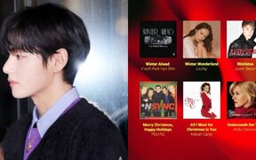 BTS V’s “Winter Ahead” climbs charts and lands in YouTube Music’s Holiday Hall of Fame vote alongside Mariah Carey