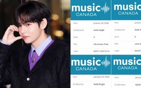 BTS’s V earns major milestone as four solo tracks receive Music Canada Gold