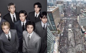 HYBE thanks the public after BTS’s massive Gwanghwamun comeback concert draws over 100,000 people and shares condolences following the Daejeon fire tragedy