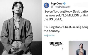 BTS’s Jungkook breaks major record as Seven surpasses 3.5 million US sales and continues strong global chart success