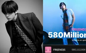 BTS V’s “FRI(END)S” breaks past 580 million streams on Spotify as the track continues its worldwide success