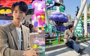 BTS's Jin turns Lotte World’s Maple Island into a worldwide handsome moment during his MapleStory visit