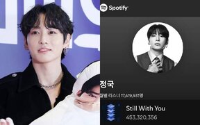BTS Jungkook’s self composed fan song Still With You continues to shine with 450 million Spotify streams